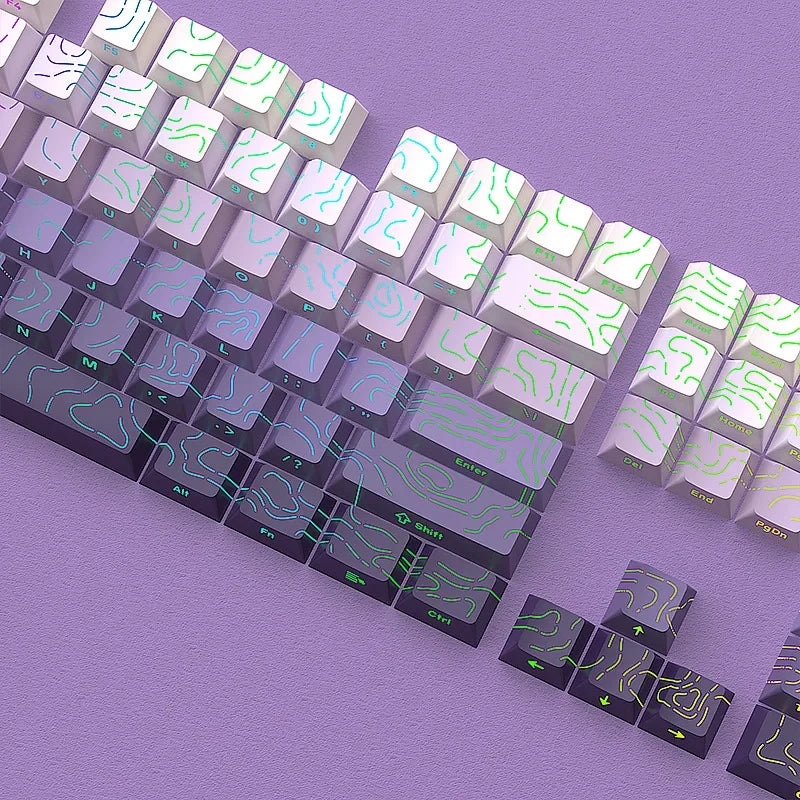 Contour Shine Through Keycaps